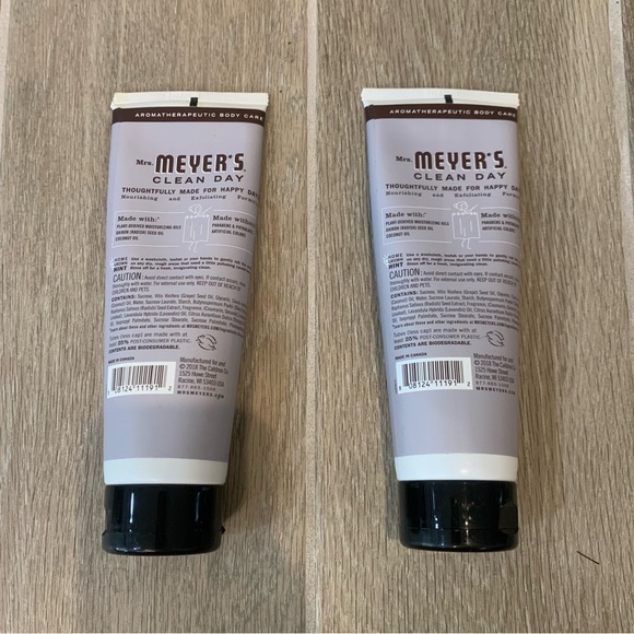 Mrs. Meyers Clean Day Lavender Body Scrub Set of 2 - Picture 3 of 3